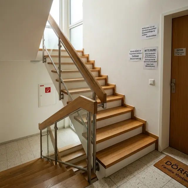 Treppenhausreinigung: Streit vermeiden und regeln
